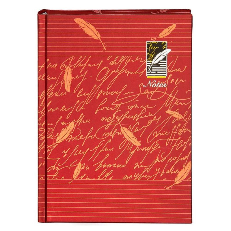 NIGHTINGALE 117952 HARD COVER A4 RED RULED 192 PAGES