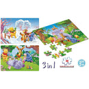 Frank Disney Winnie The Pooh 3 Puzzles in 1 (48 Pcs Each) - Odyssey Online Store