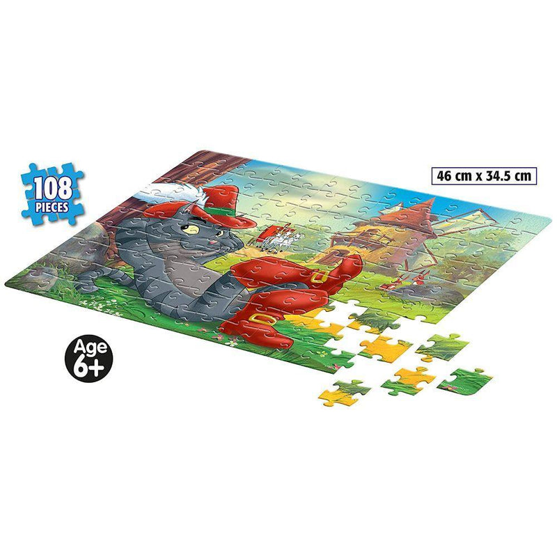 Frank Puss in Boots 108 Pieces Jigsaw Puzzle for 6 Year Old Kids and Above - Odyssey Online Store