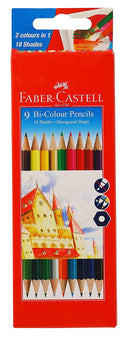BI - COLOUR PENCILS PACK OF 9 SHADES 18 - Odyssey Online Store