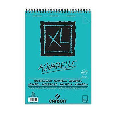 C400082843 CANSON XL WATERCOLOUR ALBUMS SPIRAL BOUND ON THE SHORTER SIDE COLD PRESS - Odyssey Online Store