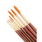Camel Paint Brush Series 66 - Round Synthetic Gold, Set Of 7 - Odyssey Online Store