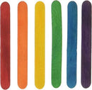 COLORED WOODEN ICE CREAM POPSICLE STICKS - 50NOS - SMALL - Odyssey Online Store