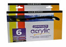 DALER ROWNEY GRADUATE ACRYLIC 6X75ML PRIMARY SET - Odyssey Online Store