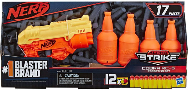 NERF Alpha Strike Cobra RC-6 Blaster and Target Set 