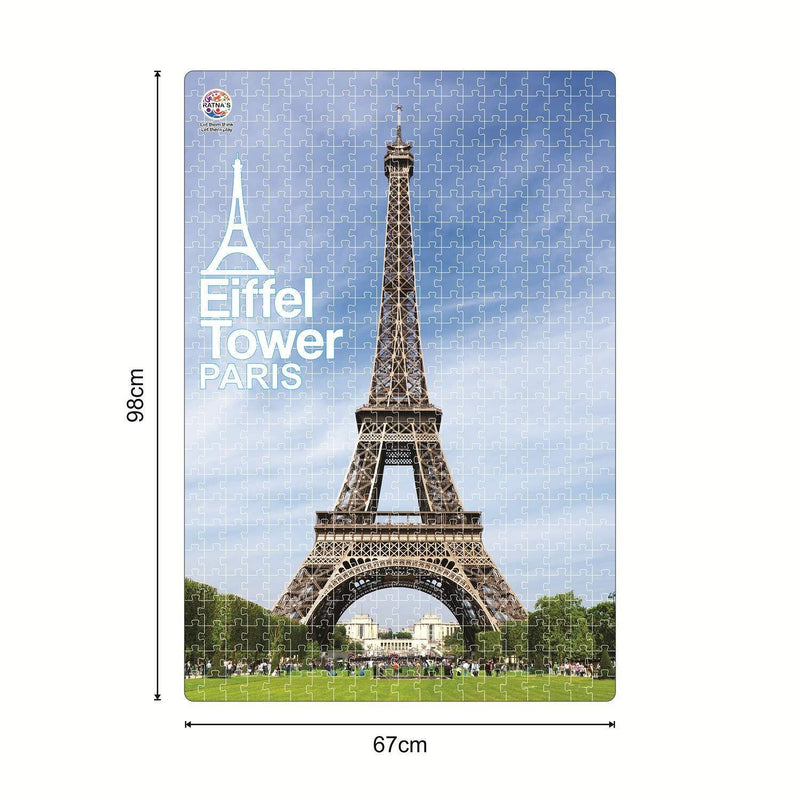 Eiffel Tower 500 Pieces Floor Jigsaw Puzzle(98 cm X 67 cm) - Odyssey Online Store