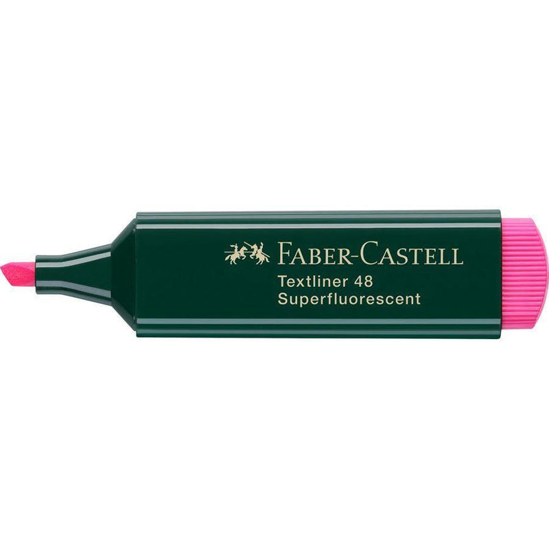 FABER CASTELL 154828 TEXT LINER PEN PINK - Odyssey Online Store