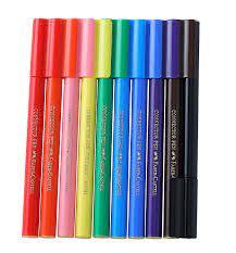 FABER CASTELL CONNECTOR PENS ASSORTED PACK 10 - Odyssey Online Store