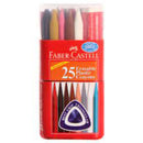 FABER CASTELL ERASABLE CRAYONS GIFT PACK PACK OF 25 - Odyssey Online Store
