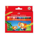 FABER CASTELL WAX CRAYON JUMBO 90MM PACK OF 12 - Odyssey Online Store