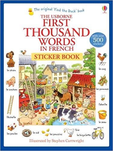 FIRST 1000 WORDS IN FRENCH STICKER BOOK