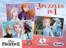 Frank Disney Frozen II 3 Puzzles in 1 Jigsaw Puzzle (48 Pcs) - Odyssey Online Store