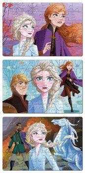 Frank Disney Frozen II 3 Puzzles in 1 Jigsaw Puzzle (48 Pcs) - Odyssey Online Store