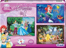 Frank Disney Princess 3 Puzzles in 1 - A Set of 3 48 Pc Jigsaw Puzzles for 5 Year Old Kids and Above - Odyssey Online Store