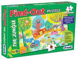 Frank Find Out - The Jungle 54 Pcs Jigsaw Puzzle for Age 5 Years and Above - Odyssey Online Store