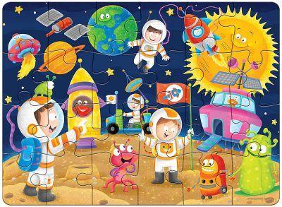Frank In Space 24 Pieces Floor Puzzle for 3 Year Old Kids and Above - Odyssey Online Store