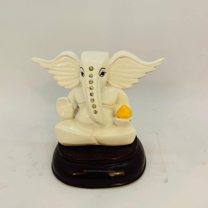 GANESHA WITH BASE IDOL | HEIGHT: 3.5 INCHES - Odyssey Online Store