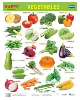 HAPPY WALL CHART VEGETABLES – Odyssey Online Store