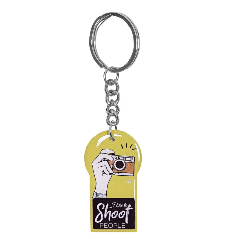 I LIKE TO SHOOT PEOPLE KEYCHAIN - Odyssey Online Store