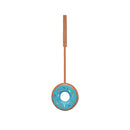 LC - 302 - TL DO NUT TEAL LEATHER CHARM - Odyssey Online Store