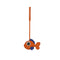 LC-306-OR TOO FISHY ORANGE LEATHER CHARM - Odyssey Online Store