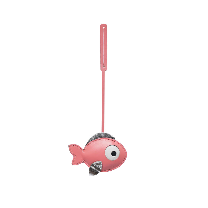 LC-307-PK FISHY PINK LEATHER CHARM - Odyssey Online Store