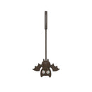LC - 309 - BG CUTE BAT BEIGE LEATHER CHARM - Odyssey Online Store