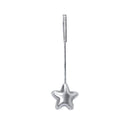 LC-311-SL STAR METALLIC SILVER LEATHER CHARM - Odyssey Online Store