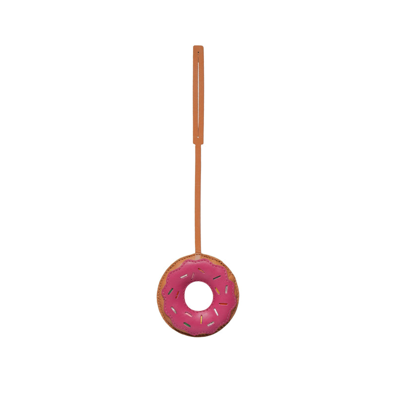 LV-302-PK DO NUT PINK LEATHER CHARM - Odyssey Online Store