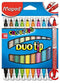 MAPED 849010 COLOR PEPS DUO TIP FELT TIP FINE AND LARGE POINT 10 PENS - Odyssey Online Store