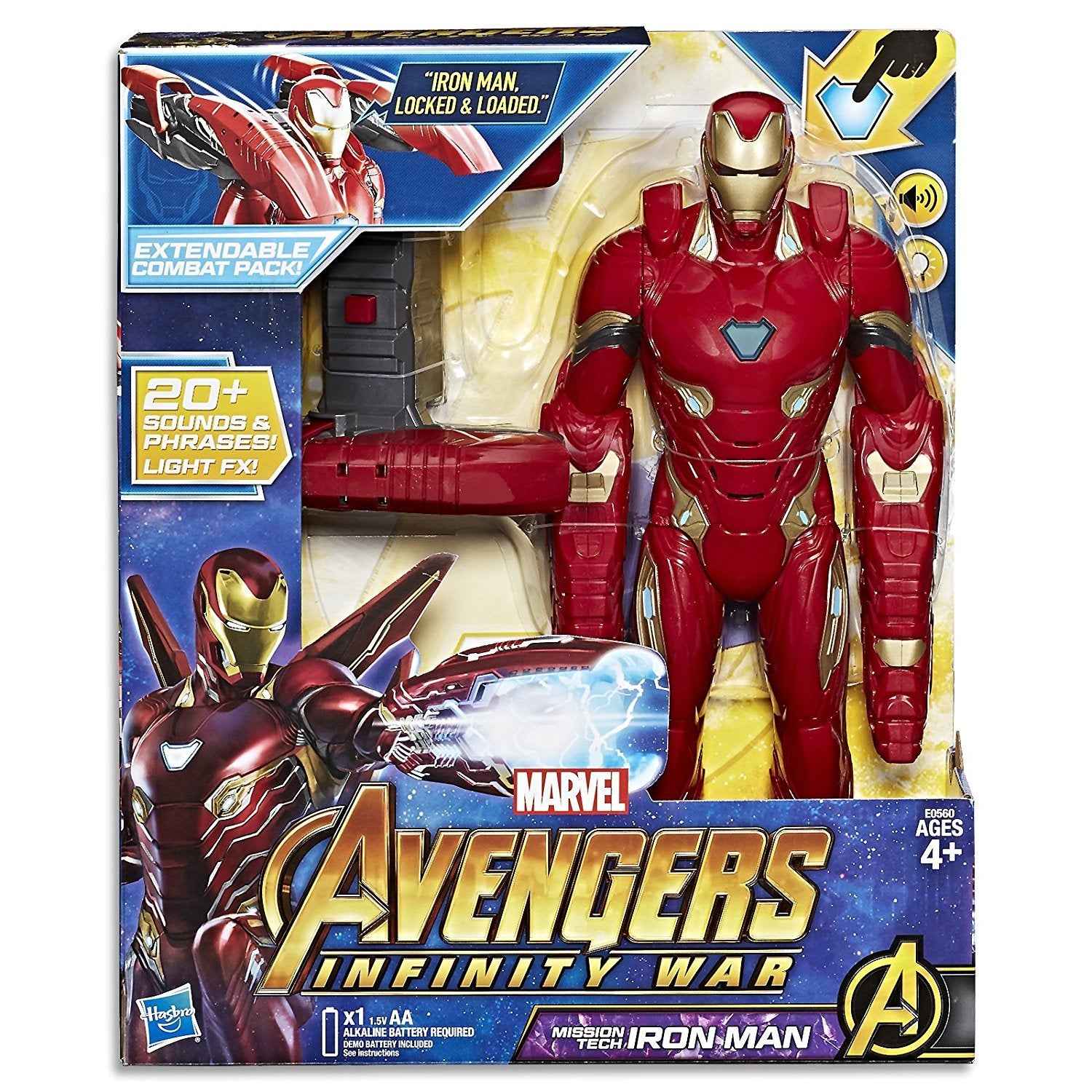 Marvel Avengers Infinity War Mission Tech Iron Man Figure