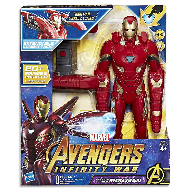 Marvel Avengers Infinity War Mission Tech Iron Man Figure