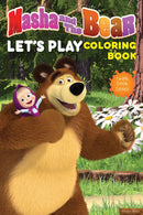 MASHA AND THE BEAR LETS PLAY GIANT COLORING BOOK FOR KIDS