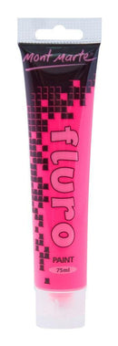 MONT MARTE FLURO ACRYLIC PAINT 75ML PINK PMFL 0005 - Odyssey Online Store