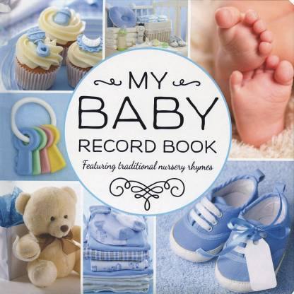 MY BABY RECORD BOOK BLUE - Odyssey Online Store