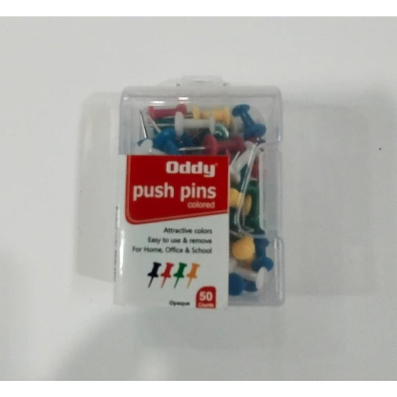 ODDY PP50-9523 PUSH PIN COLORED PACK OF 50 PCS - Odyssey Online Store