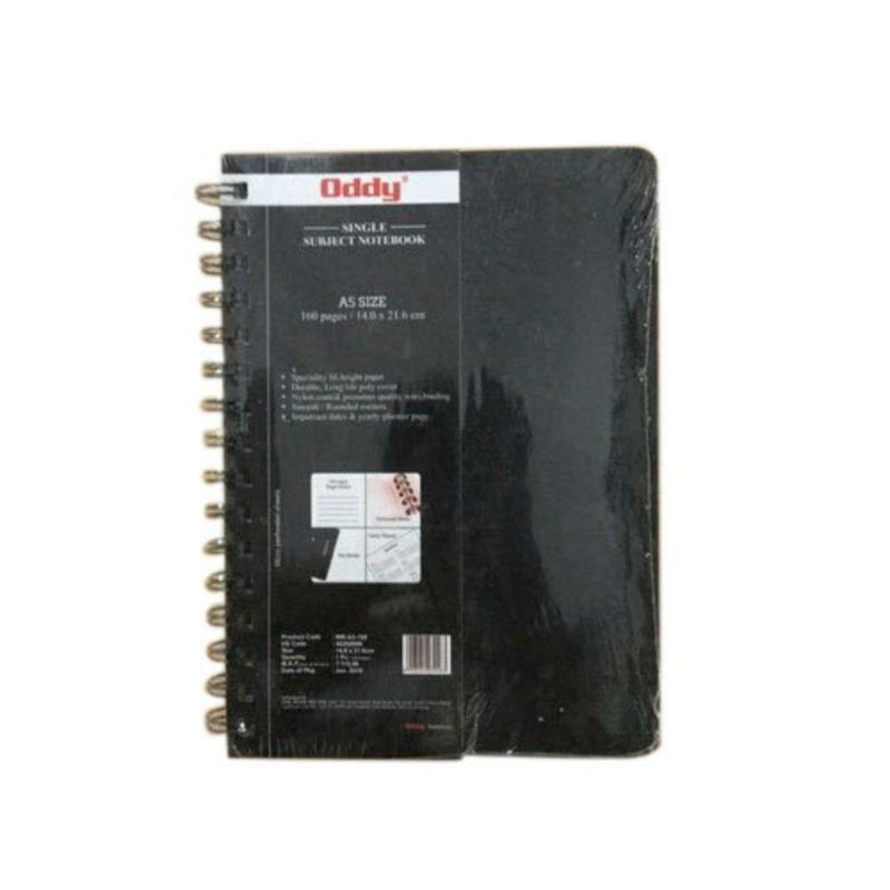 ODDY WR-A5-160 WIRO SINGLE SUBJECT NOTE BOOK 160 PAGES - Odyssey Online Store