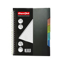 PAPERCLUB 53055 WIRO PP CHECK NOTEBOOK 300 PAGES SIZE A5 21.6CMX14CM CHECK 5 SUBJECT - Odyssey Online Store