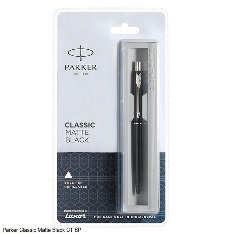 PARKER CLASSIC MATTE BLACK CT BALL PEN - Odyssey Online Store