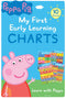 PEPPA PIG MY FIRST EARLY LEARNING CHARTS  LEARNING WITH PEPPA 10 CHARTS