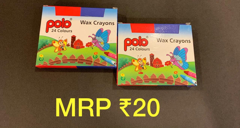 POLO WAX CRAYON 24 COLOUR - Odyssey Online Store