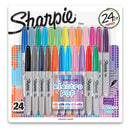 Sharpie 1927350 Electro Pop Permanent Markers, Fine Point, Assorted Colors | 24 Count