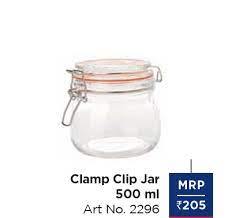 ROXX 2296 CLAMP CLIP JAR 500ML - Odyssey Online Store