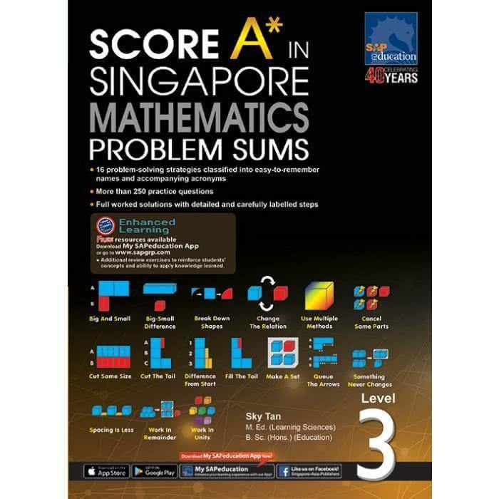 SCORE A IN SINGAPORE MATHEMATICS PROBLEM SUMS LEV 3 - Odyssey Online Store