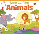 SEEK AND FIND ANIMALS EARLY LEARNING BOARD BOOKS WITH TABS