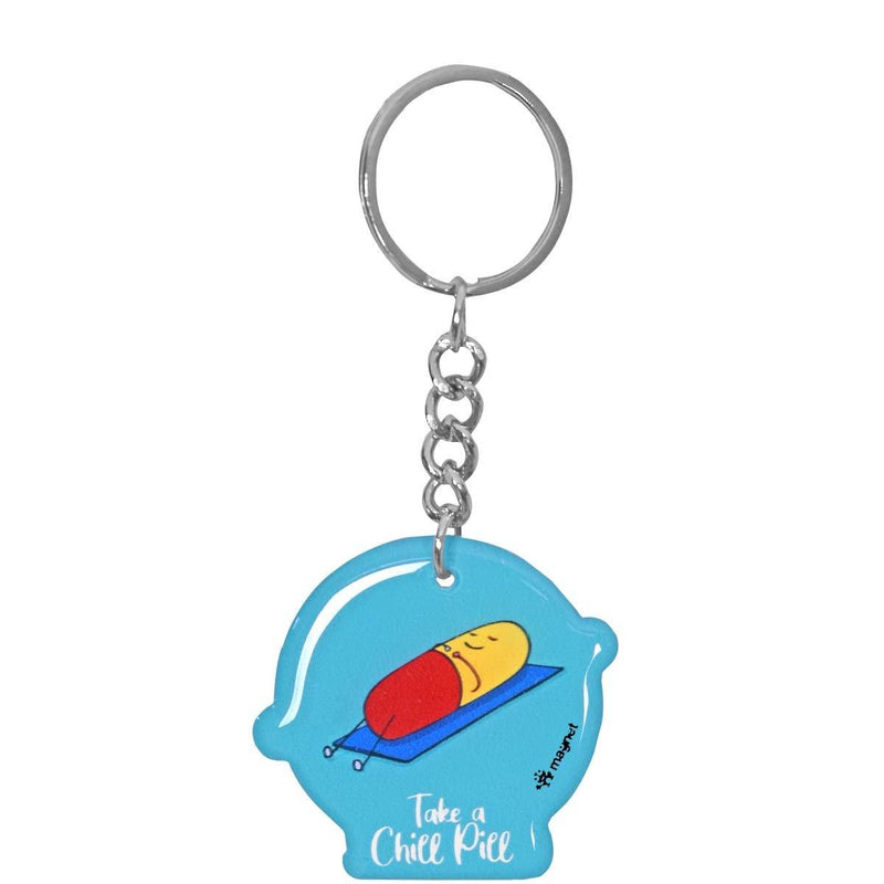 TAKE A CHILL PILL KEYCHAIN - Odyssey Online Store
