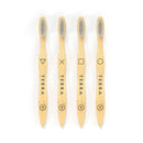 TERRA BAMBOO TOOTHBRUSH ADULT PACK OF 4 SOFT ( BLACK ) - Odyssey Online Store