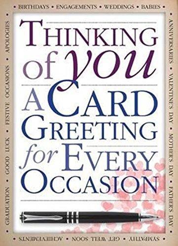 THINKING OF YOU A CARD GREETING FOR EVERY OCCASION
