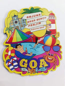 WFM - GOASIGNBOARD GOA SIGNBOARD WOODEN FRIDGE MAGNET - Odyssey Online Store